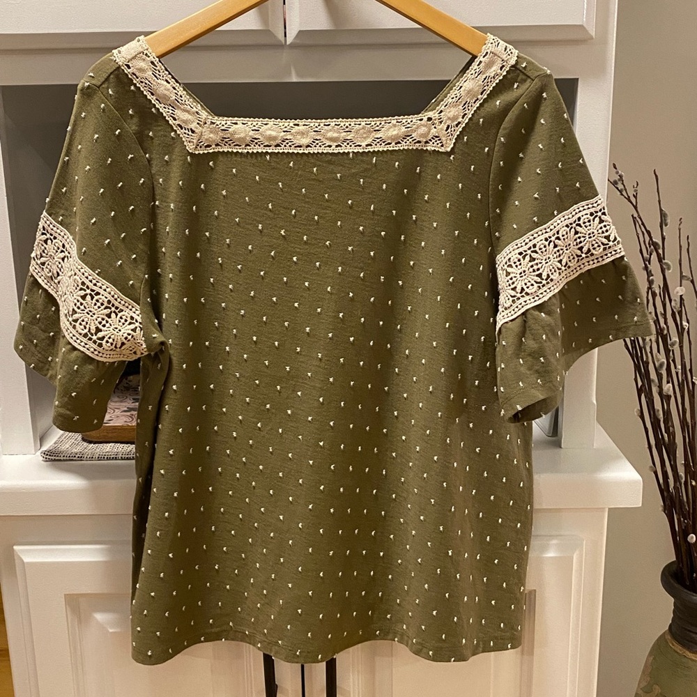 Anthropologie Maeve Textured Top